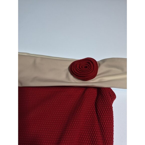 SAME Los Angeles One Piece Swimsuit Womens Size Small Fuisha Off Shoulder - Picture 6 of 10